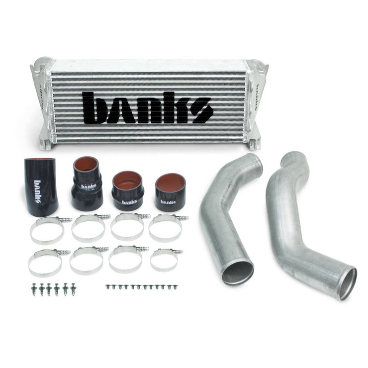 Intercooler Upgrade Includes Boost Tubes Natural Finish for 13-18 Ram 2500/3500 Cummins 6.7L Banks Power