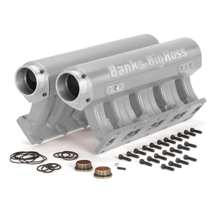 Big Hoss Racing Intake Manifold System Natural for use with 01-15 Chevy/GMC 6.6L Banks Power