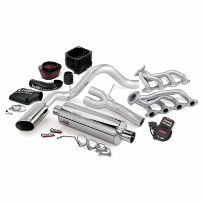 PowerPack Bundle Complete Power System W/AutoMind Programmer Chrome Tailpipe 02 Chevy 4.8-5.3L 1500 ECSB Banks Power