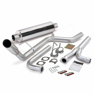 Monster Exhaust System Single Exit Chrome Tip 04-15 Nissan 4.0L Frontier All Cab/Beds Banks Power