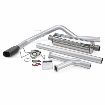 Monster Exhaust System Single Exit Black Tip 09-19 Toyota Tundra 4.6/5.7L DCMB-CMSB Banks Power