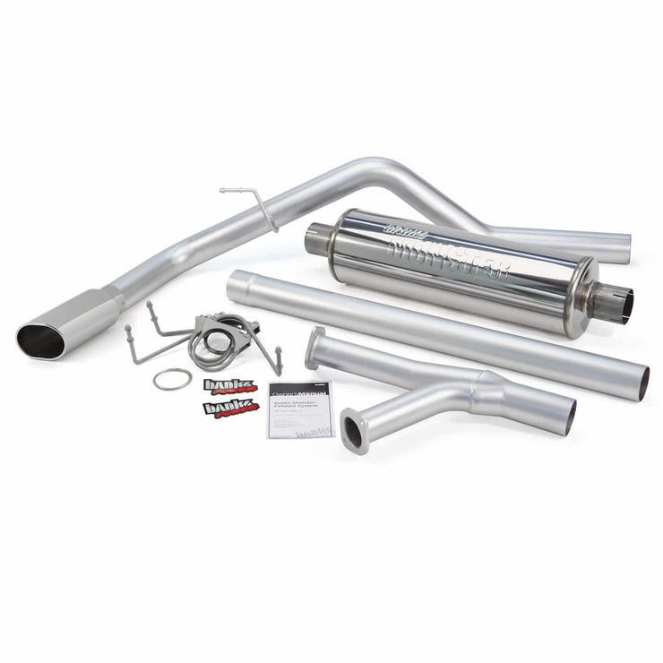 Monster Exhaust System Single Exit Chrome Tip 09-19 Toyota Tundra 4.6/5.7L DCMB-CMSB Banks Power