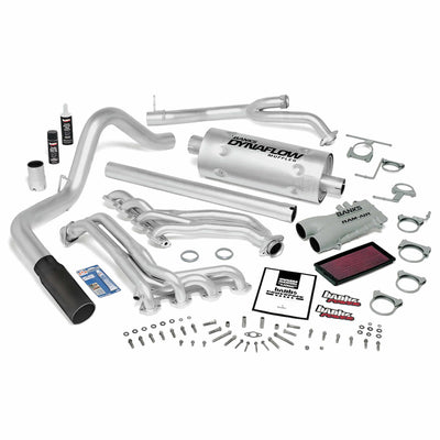 PowerPack Bundle Complete Power System 87-89 Ford 460 Automatic Transmission Black Tip Banks Power