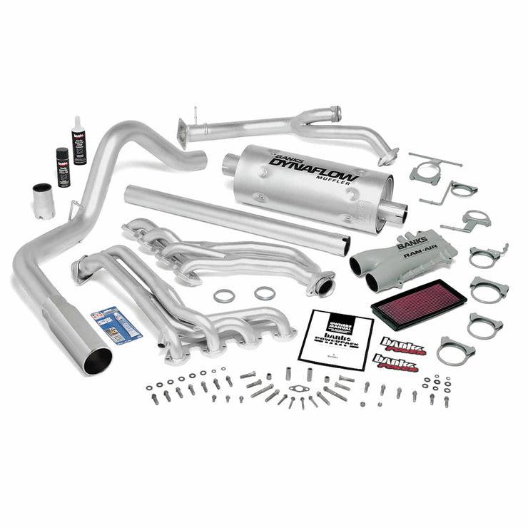 PowerPack Bundle Complete Power System 89-93 Ford 460 E4OD Automatic Transmission Chrome Tip Banks Power