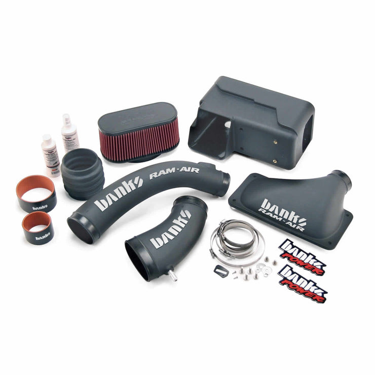 Ram-Air Cold-Air Intake System Oiled Filter 06-17 Ford 6.8L Class-A Motorhome Banks Power