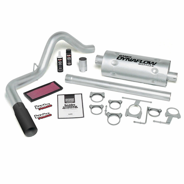 Stinger Bundle Power System W/Single Exit Exhaust Black Tip 96-97 Ford 460 Automatic or Manual Transmission Banks Power
