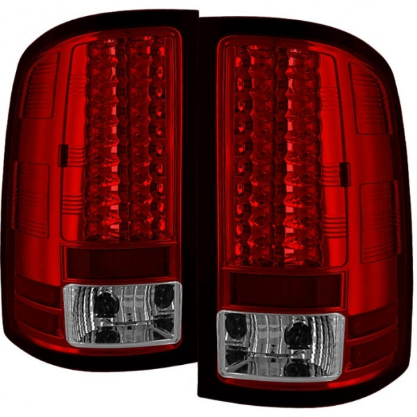 SPYDER 5014955 RED/CLEAR LED TAIL LIGHTS