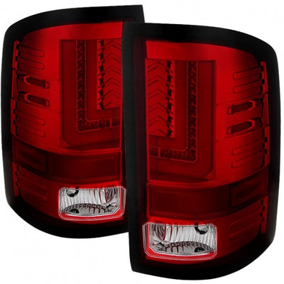 SPYDER 5080677 RED/CLEAR LED TAIL LIGHTS