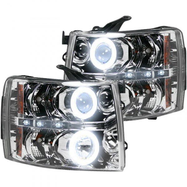 RECON 264195CLCC CLEAR PROJECTOR HEADLIGHTS WITH CCFL HALOS