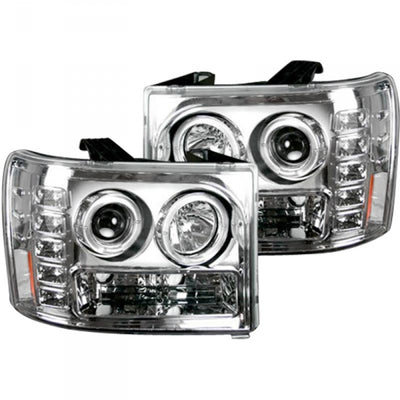 RECON 264271CLCC CLEAR PROJECTOR HEADLIGHTS WITH CCFL HALOS